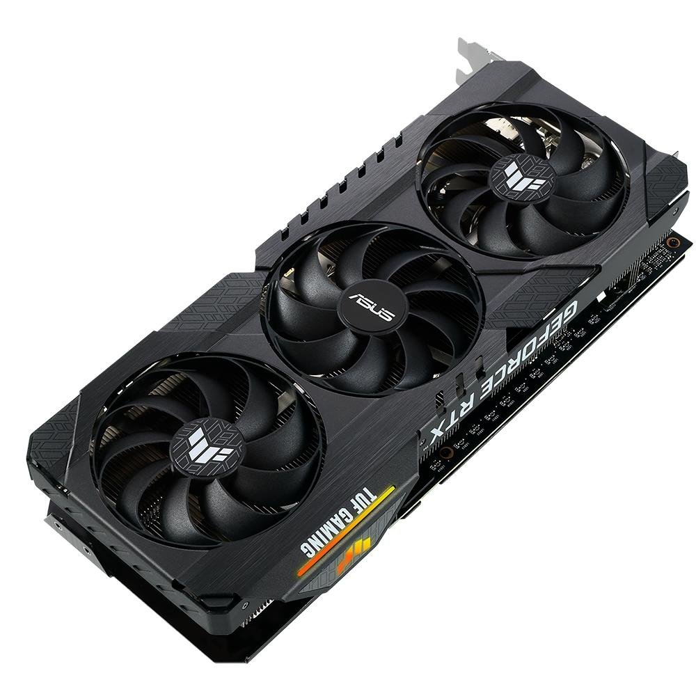 Placa de Vídeo RTX 3060 O12G V2 Gaming Asus TUF, 12GB GDDR6, RGB, LHR, DLSS, Ray Tracing - TUF-RTX3060-O12G-V2-GAMING Placa de Vídeo RTX 3060 O12G V2 Gaming Asus TUF, 12GB GDDR6, RGB, LHR, DLSS, Ray Tracing - TUF-RTX3060-O12G-V2-GAMING