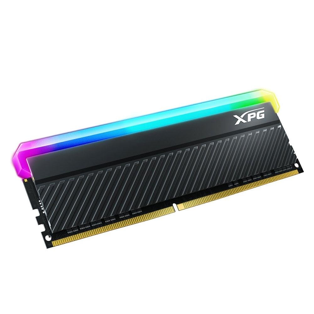 Memória XPG Spectrix D45G, RGB, 16GB (2x8GB), 3600MHz, DDR4, CL18, Preta - AX4U36008G18I-DCBKD45G