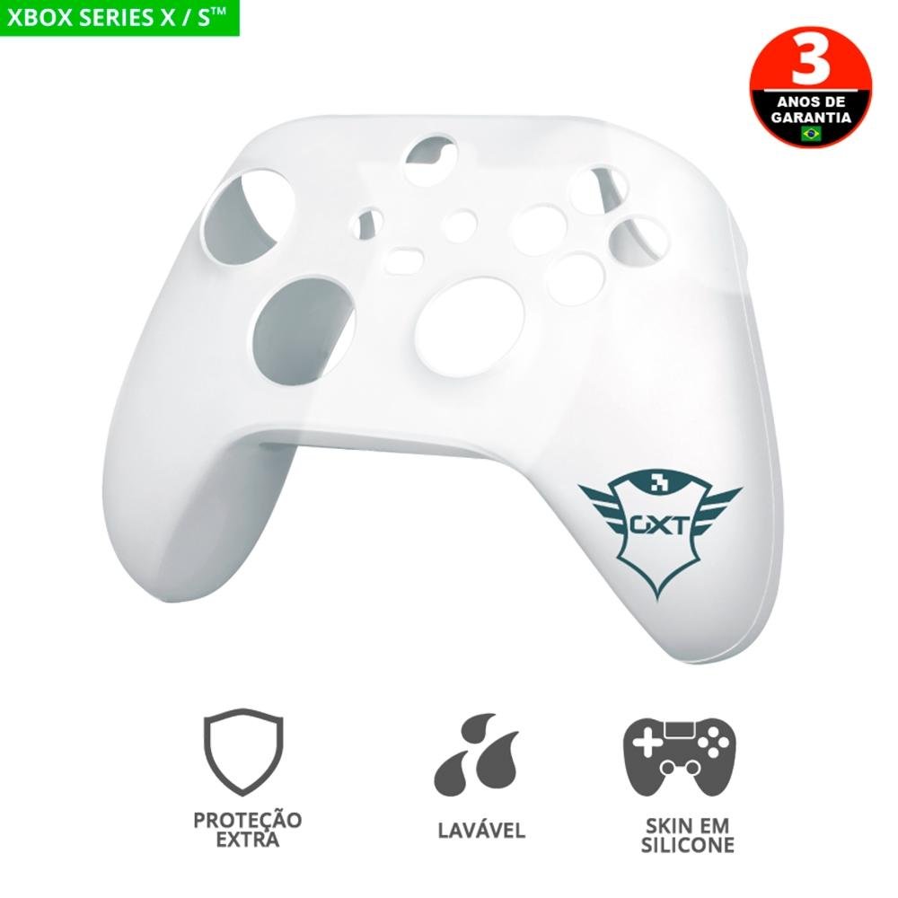 Capa Protetora GXTrust 749 para Controle Xbox Series X/S, Silicone Antiderrapante, Transparente - 24175