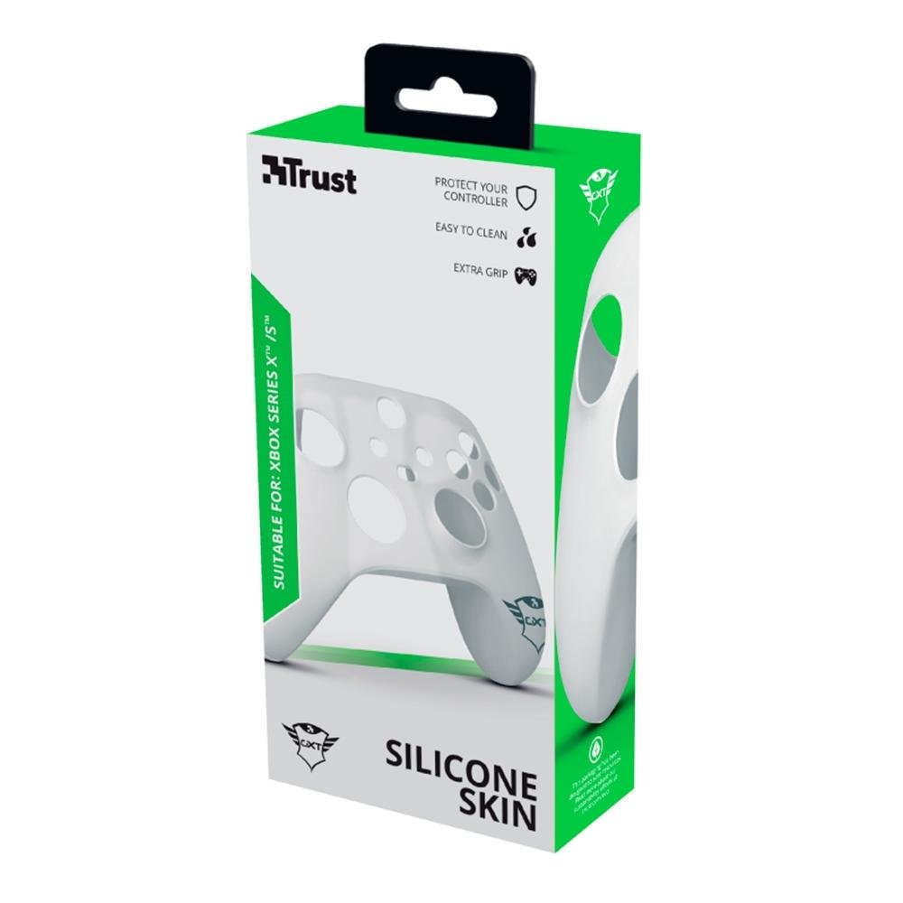 Capa Protetora GXTrust 749 para Controle Xbox Series X/S, Silicone Antiderrapante, Transparente - 24175