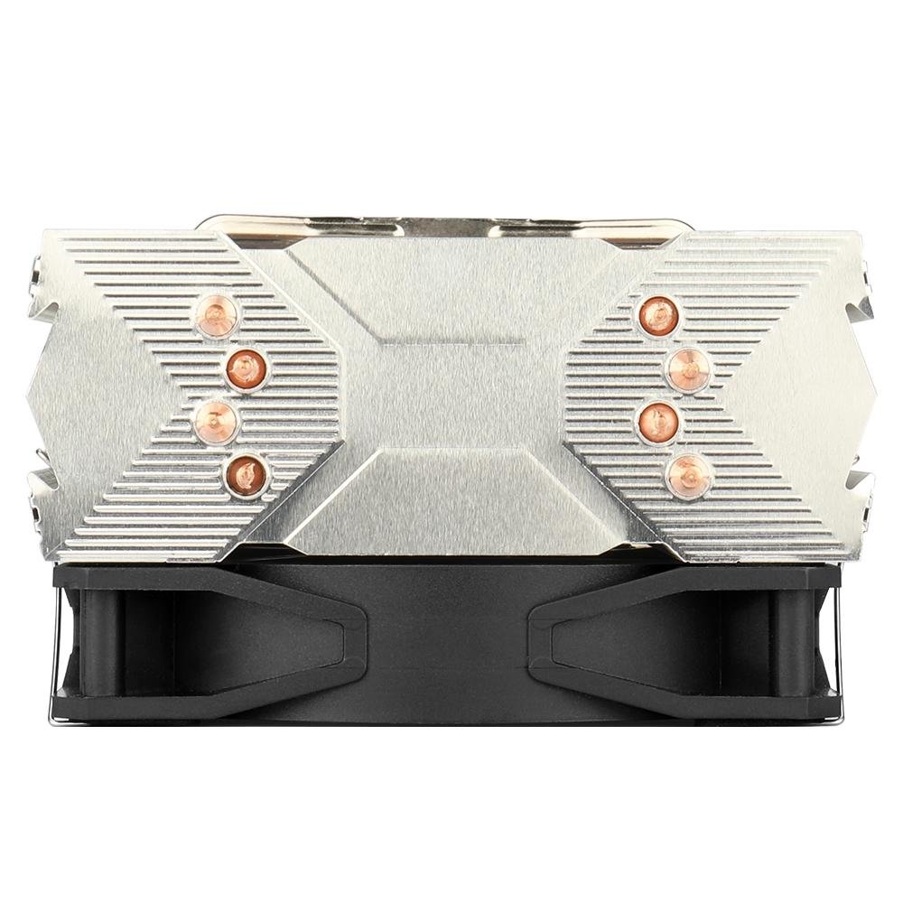 Air Cooler Redragon Tyr, LED Rainbow, AMD/Intel, 120mm, Preto - CC-9104