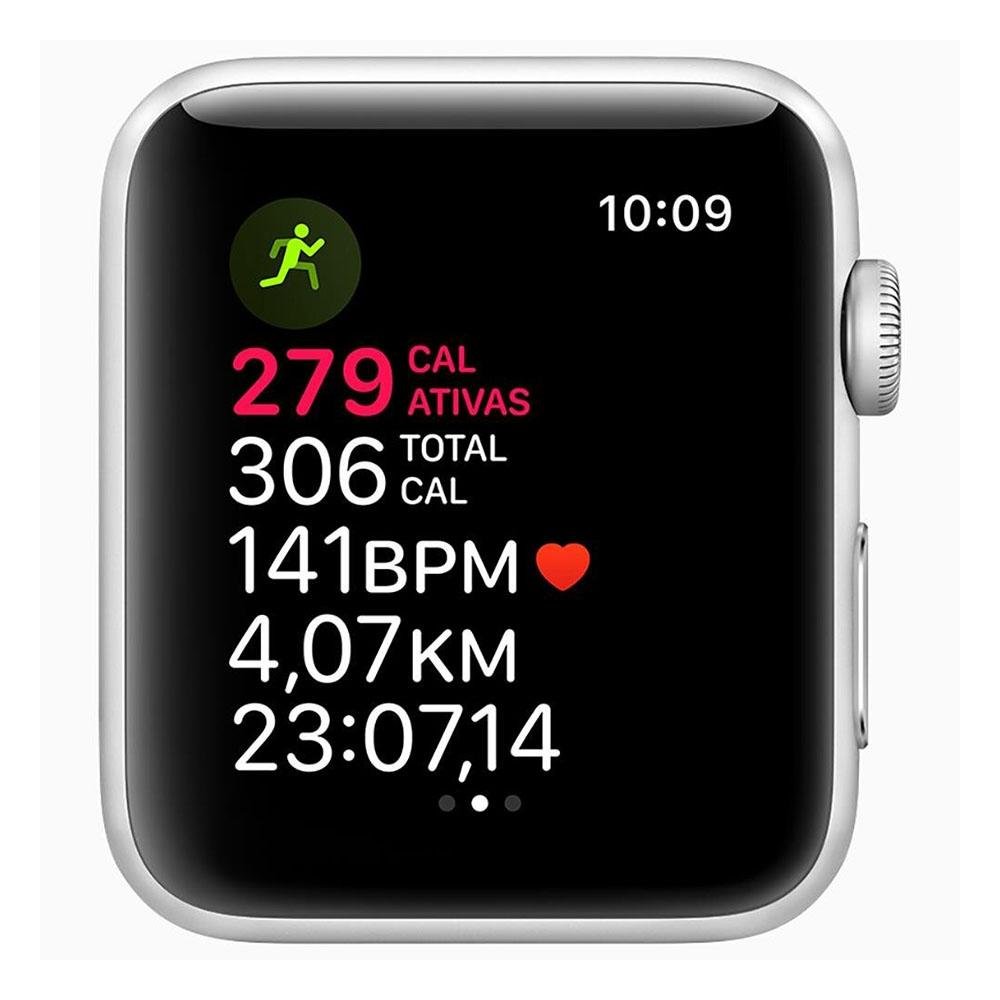 Apple Watch Esportivo Série 3, 42mm, Bluetooth, Wifi, Tela OLED