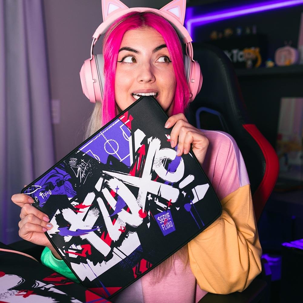 Mousepad Gamer Force One Skyhawk Fluxo Edition, L 340x280mm - FR.MP.SH.04 Mousepad Gamer Force One Skyhawk Fluxo Edition, L 340x280mm - FR.MP.SH.04