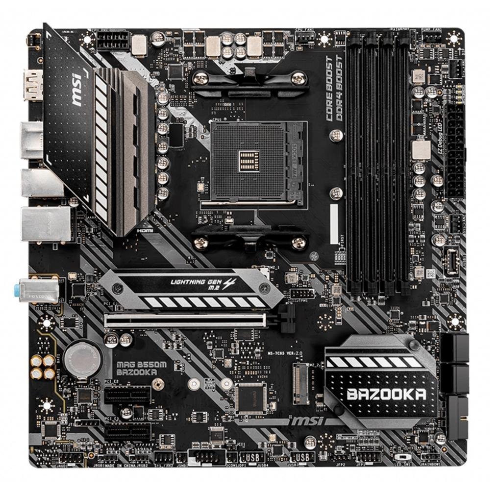 マザーボード Ryzen 5 5600G+B550M BAZOOKA+16GB Kit Processador AMD Ryzen 5 5600G, 3.9GHz (4.4GHz Max Turbo) +