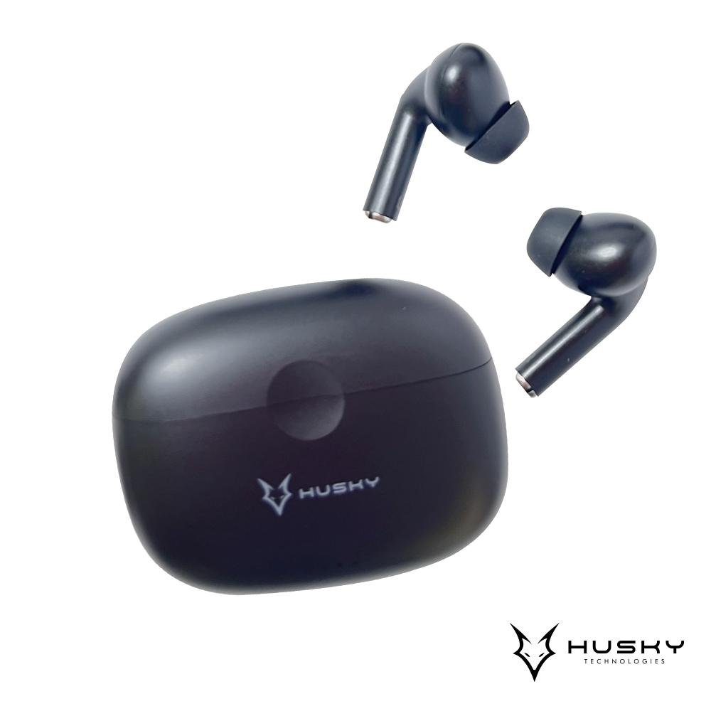 Fone de Ouvido Sem Fio Husky Technologies EarBuds 900, Bluetooth, Cancelamento de Ruído, Preto - HTCA045 Fone de Ouvido Sem Fio Husky Technologies EarBuds 900, Bluetooth, Cancelamento de Ruído, Preto - HTCA045
