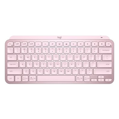 Teclado Logitech MX Keys Mini Rosa | KaBuM!