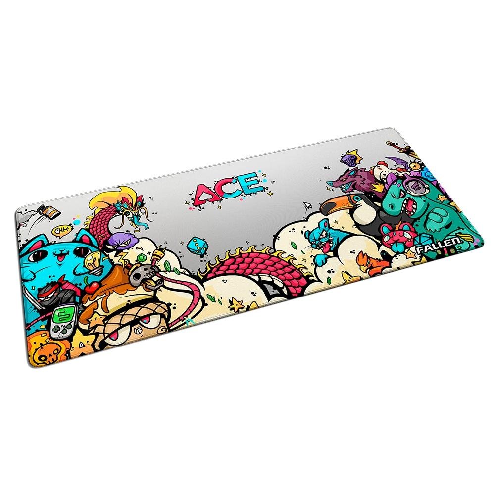 Mousepad Gamer Fallen Ace Speed+, Estendido 900x400mm - MP-FN-AC-SM-ES