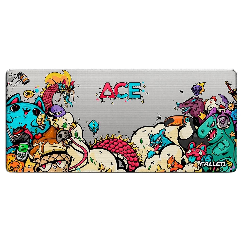 Mousepad Gamer Fallen Ace Speed+, Estendido 900x400mm - MP-FN-AC-SM-ES