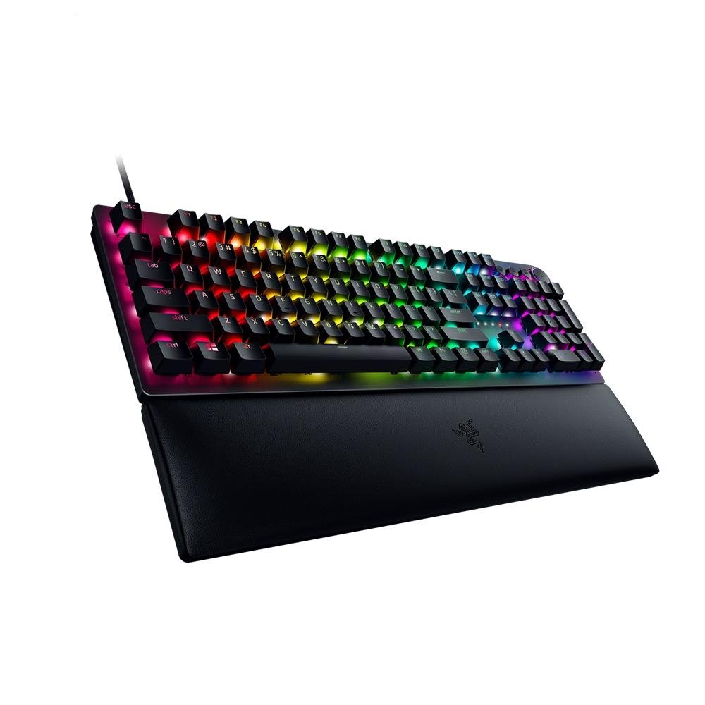 Teclado Óptico Mecânico Gamer Razer Huntsman V2, Chroma RGB, Switch Razer Purple, US, Preto - RZ03-03930400-R3U1 Teclado Óptico Mecânico Gamer Razer Huntsman V2, Chroma RGB, Switch Razer Purple, US, Preto - RZ03-03930400-R3U1