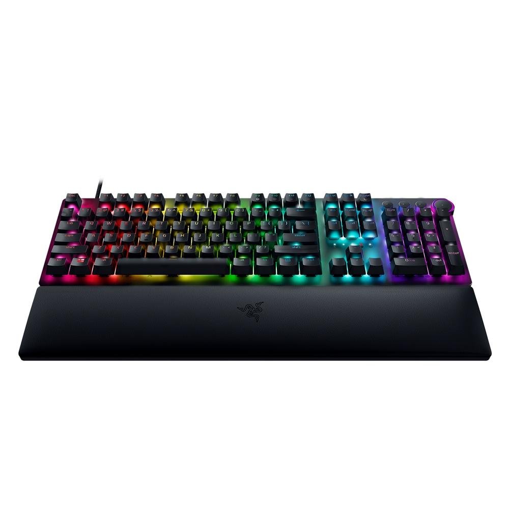 Teclado Óptico Mecânico Gamer Razer Huntsman V2, Chroma RGB, Switch Razer Purple, US, Preto - RZ03-03930400-R3U1 Teclado Óptico Mecânico Gamer Razer Huntsman V2, Chroma RGB, Switch Razer Purple, US, Preto - RZ03-03930400-R3U1