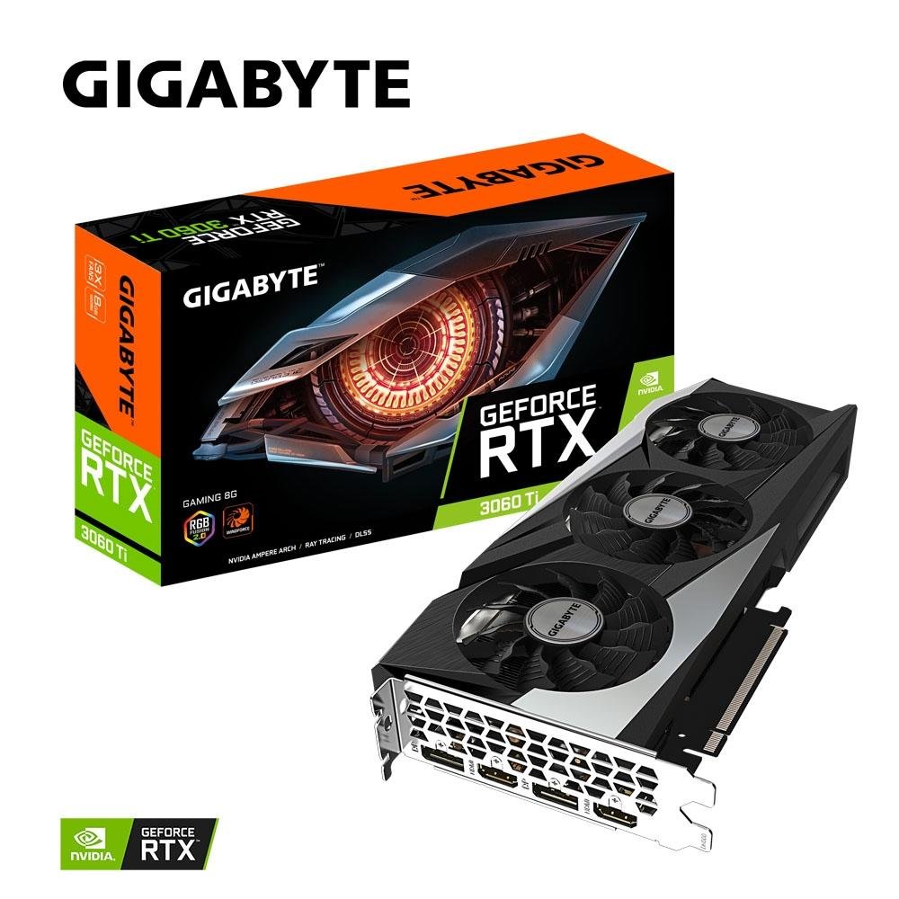 Placa de Vídeo Gigabyte NVIDIA RTX3060 Ti | KaBuM!