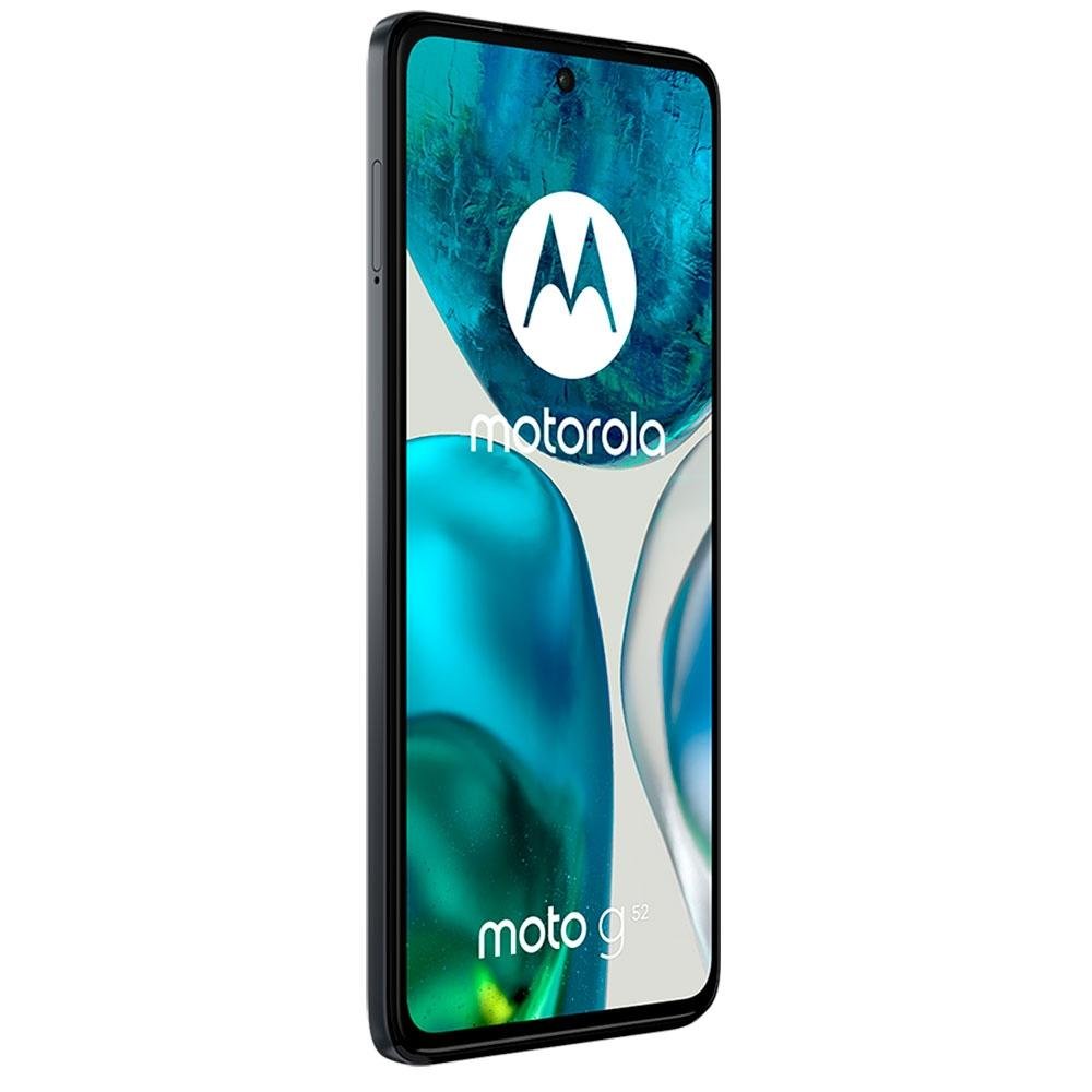Smartphone Moto G52, 128GB, 4GB RAM, Octa Core, Câmera Tripla 50MP, Tela de 6.6, Preto - PAU60018BR Smartphone Moto G52, 128GB, 4GB RAM, Octa Core, Câmera Tripla 50MP, Tela de 6.6, Preto - PAU60018BR