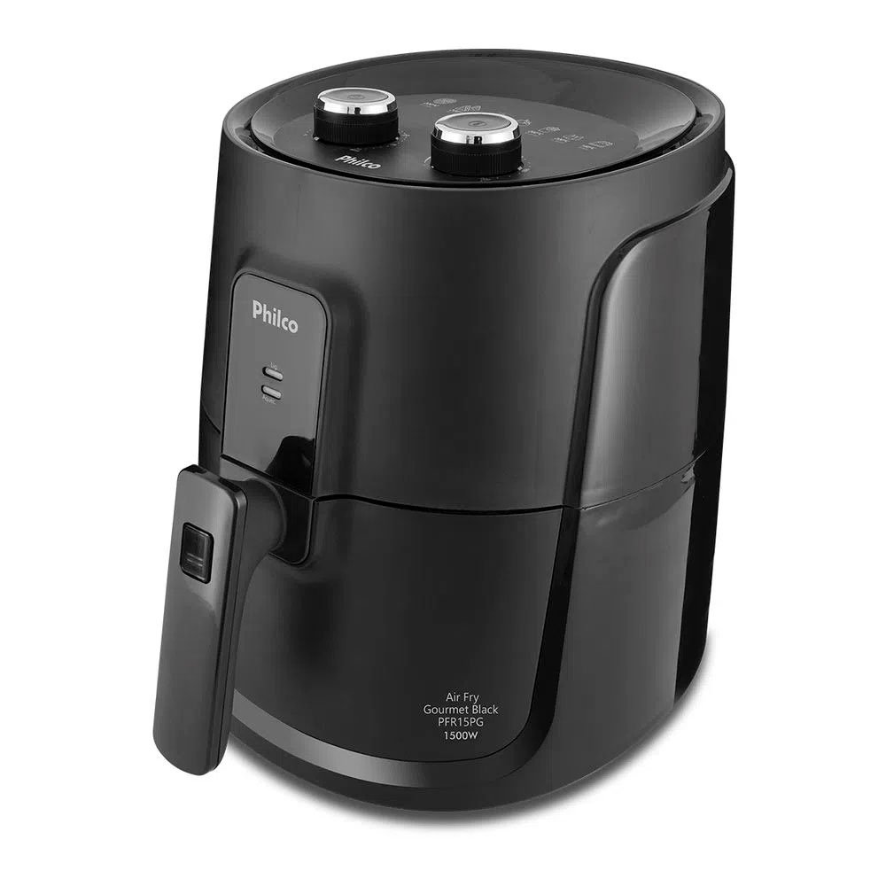 Fritadeira Air Fry Sem Óleo Philco PFR15PG Gourmet, 4L, 1500W, 220V, Preto Fritadeira Air Fry Sem Óleo Philco PFR15PG Gourmet, 4L, 1500W, 220V, Preto