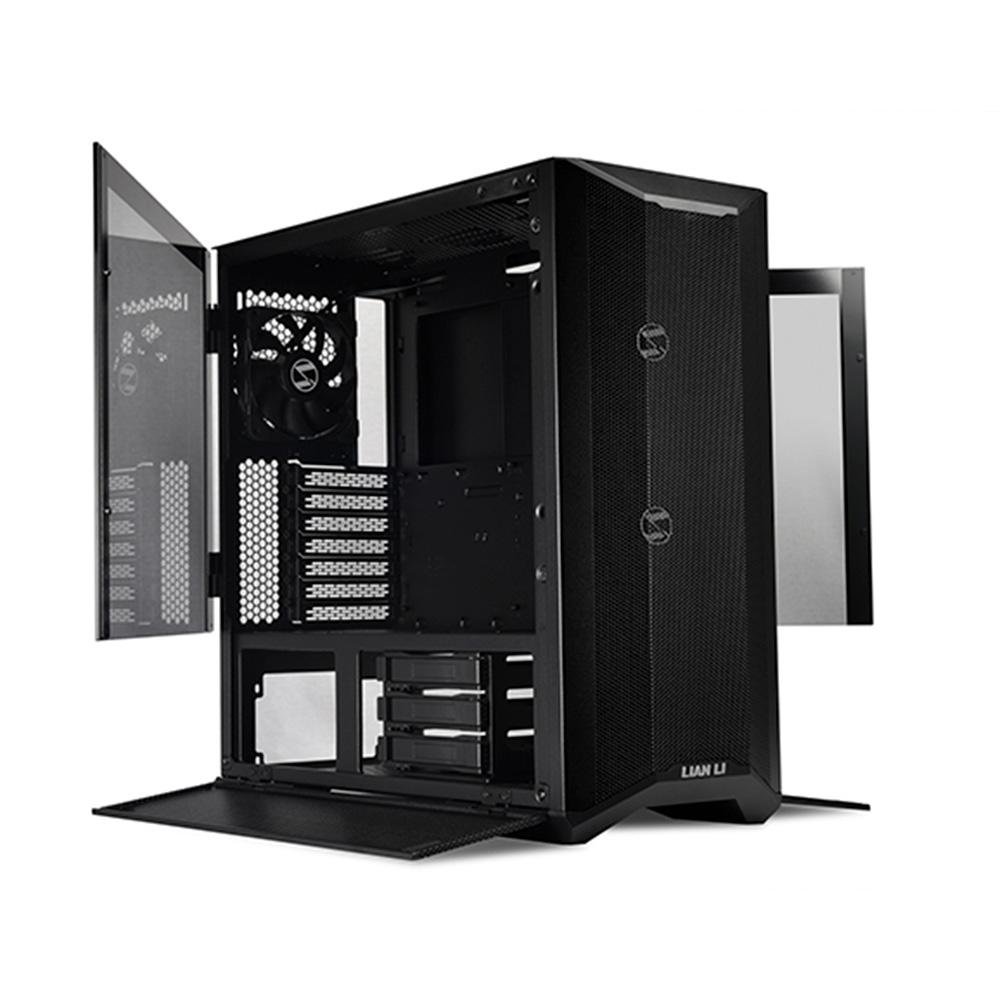 Gabinete Gamer Lancool Lian Li Performance, 2x Fans, Laterais em Vidro Temperado, USB-C, Preto - LANCOOL II MESH C PERFORMANCE-X Gabinete Gamer Lancool Lian Li Performance, 2x Fans, Laterais em Vidro Temperado, USB-C, Preto - LANCOOL II MESH C PERFORMANCE-X