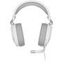 Headset Gamer Corsair HS65 USB/P2, Surround 7.1, Drivers 50mm - Branco - CA-9011271-NA