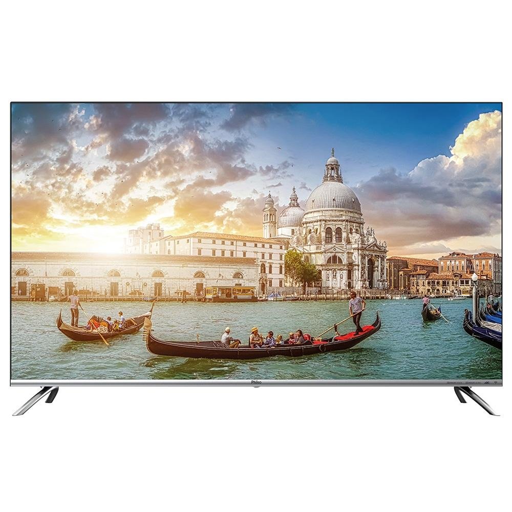 Smart TV Philco 50 Polegadas LED UHD 4K PTV50G71AGBLS, 3 HDMI, 2 USB, Wifi, Bluetooth, Inteligência Artificial, HDR, Prata - 99503018 Smart TV Philco 50 Polegadas LED UHD 4K PTV50G71AGBLS, 3 HDMI, 2 USB, Wifi, Bluetooth, Inteligência Artificial, HDR, Prata - 99503018