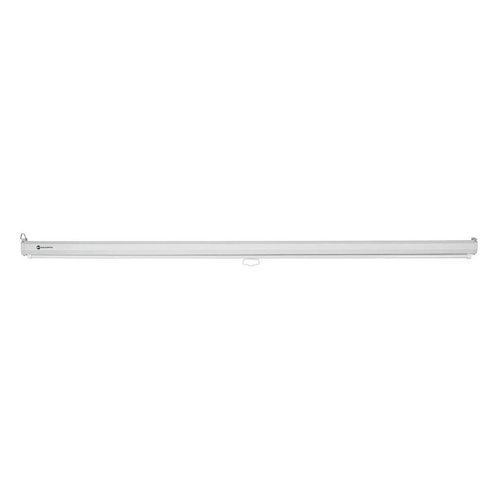 Tela de Projeção Retrátil Goldentec, 200x150cm, Branco - 35192 Tela de Projeção Retrátil Goldentec, 200x150cm, Branco - 35192