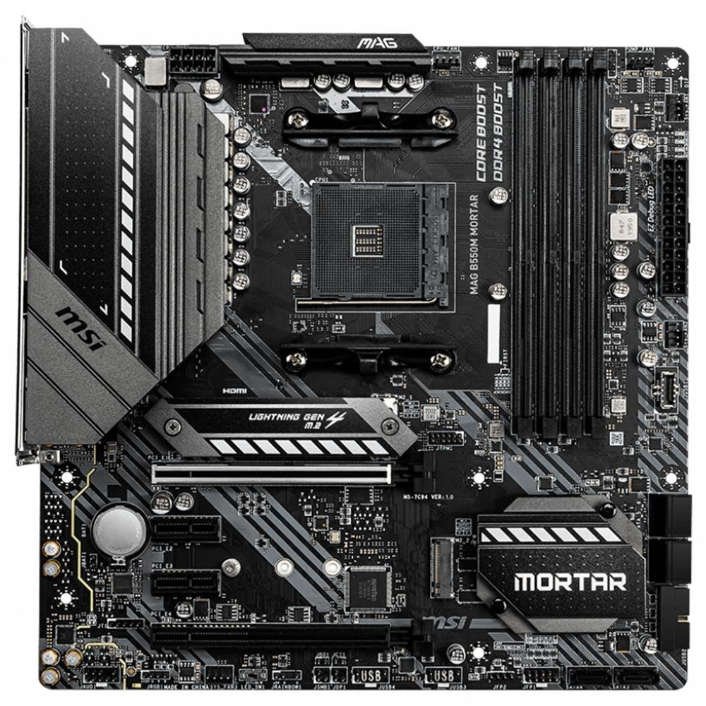 Placa-Mãe MSI MAG B550M MORTAR | KaBuM!