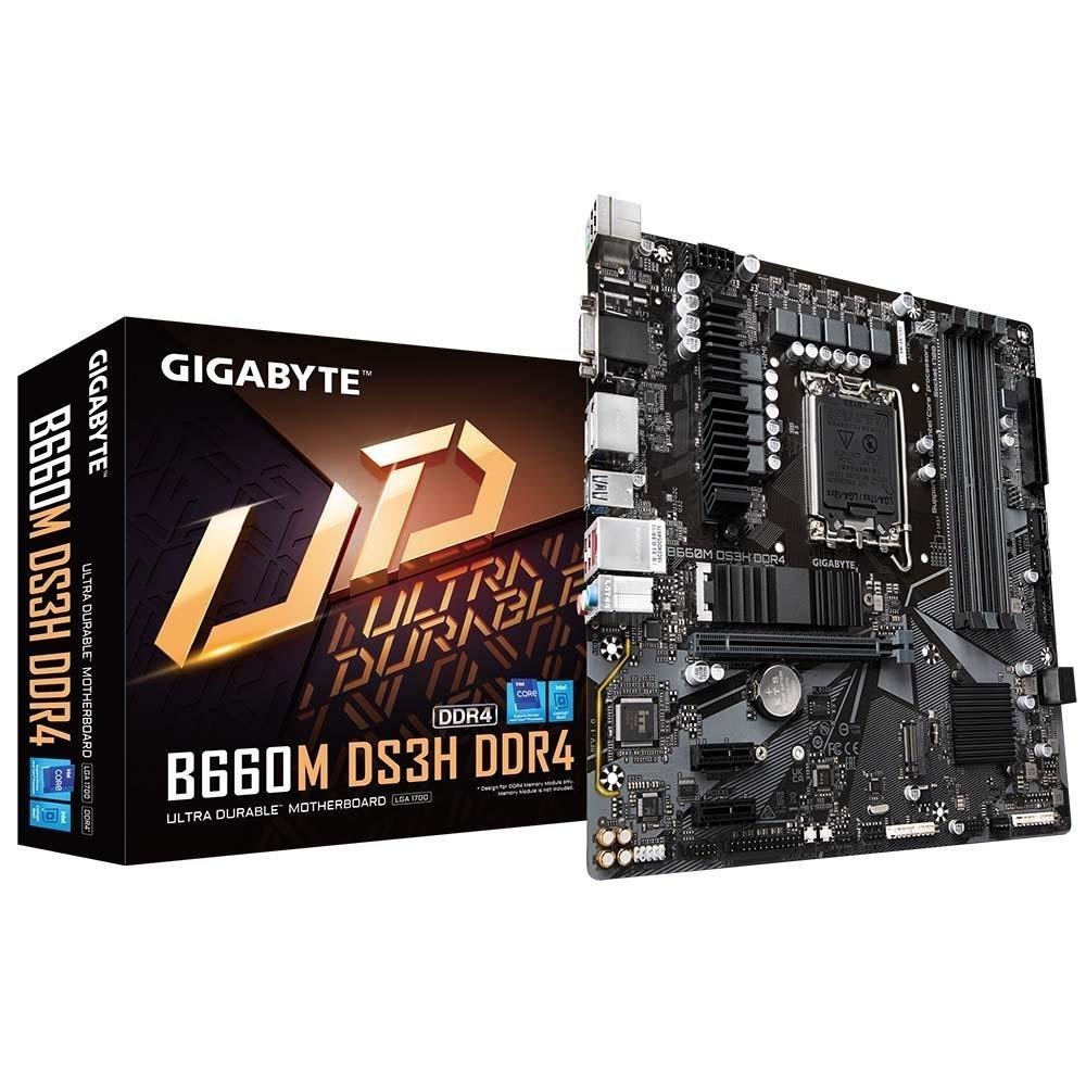 Kit Processador Intel Core i3-10100 + Placa Mãe Gigabyte B660M