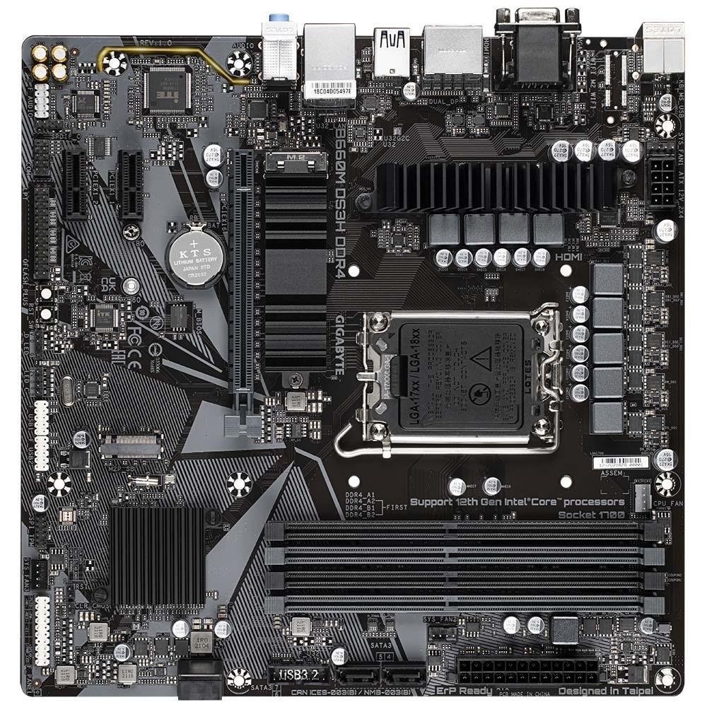Kit Processador Intel Core i3-10100 + Placa Mãe Gigabyte B660M