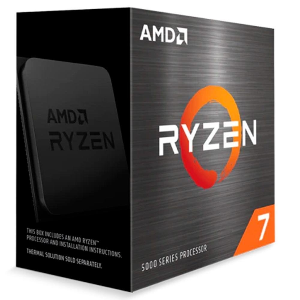 Kit Processador AMD Ryzen 7 5800X, Cache 36MB, 3.8GHz, Sem Vídeo +