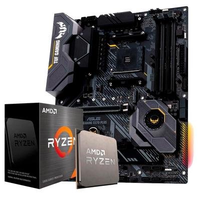 Kit Processador AMD Ryzen 7 5800X, Cache 36MB, 3.8GHz, Sem Vídeo +