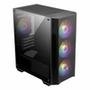 Gabinete Gamer MSI MAG Forge M100A, Mid Tower, Lateral em Acrílico, 4x FANs ARGB, M-ATX, Preto - M100A