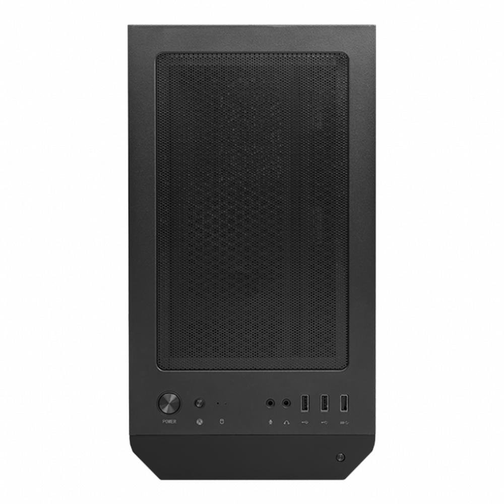 Gabinete Gamer MSI MAG Forge M100A, Mid Tower, Lateral em Acrílico, 4x FANs ARGB, M-ATX, Preto - M100A