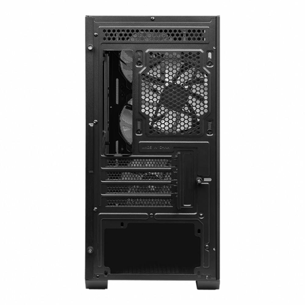 Gabinete Gamer MSI MAG Forge M100A, Mid Tower, Lateral em Acrílico, 4x FANs ARGB, M-ATX, Preto - M100A