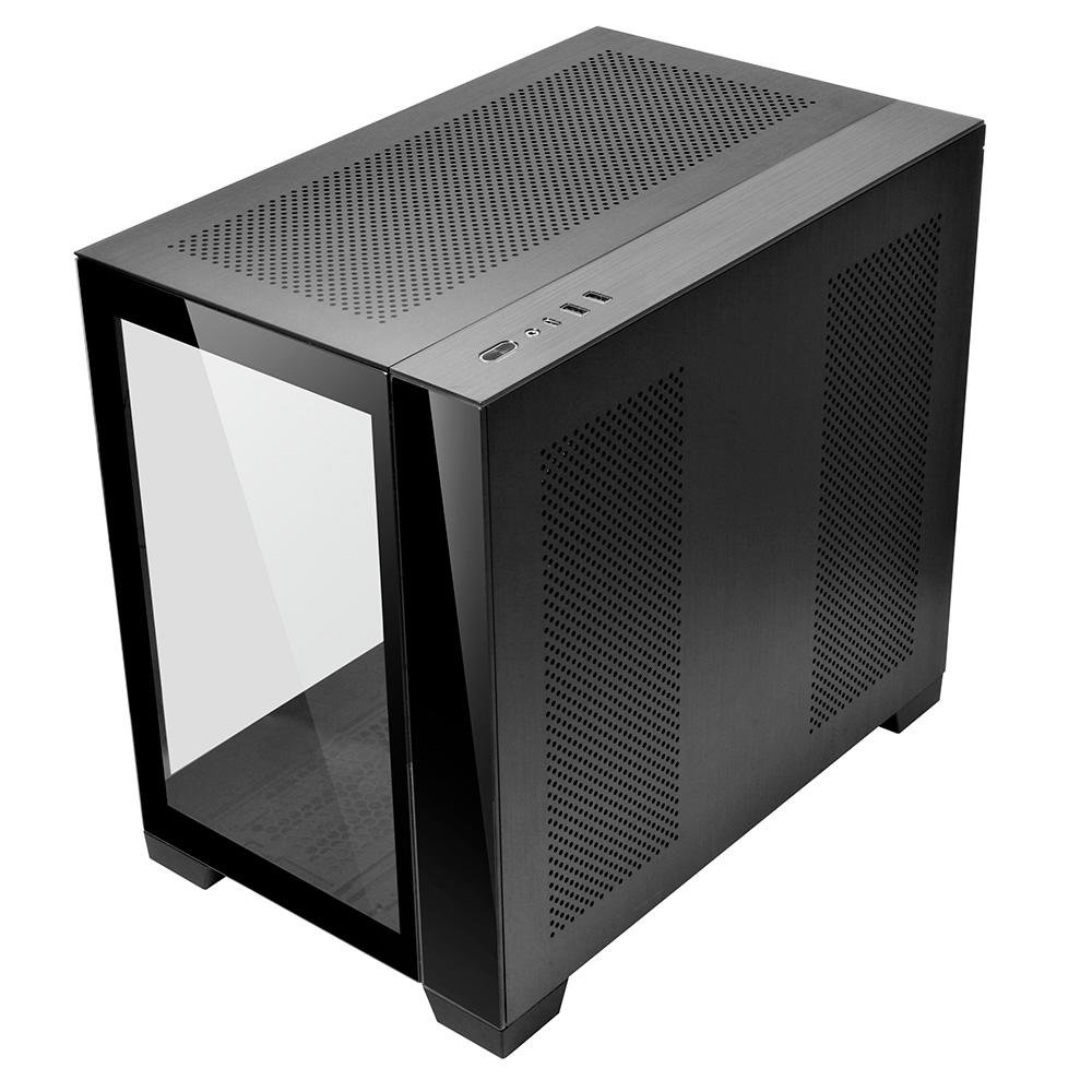 Gabinete Gamer Lian Li Dynamic Mini-X O11, PC Tower, ATX, Lateral em Vidro Temperado, Preto - O11DMINI-X Gabinete Gamer Lian Li Dynamic Mini-X O11, PC Tower, ATX, Lateral em Vidro Temperado, Preto - O11DMINI-X