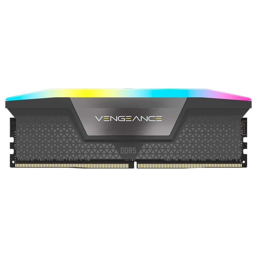 【新品同様】Corsair DDR5-5200 64GB (32GBx2) Memória Corsair Vengeance para AMD, RGB, 64GB (2x32GB), 5200MHz