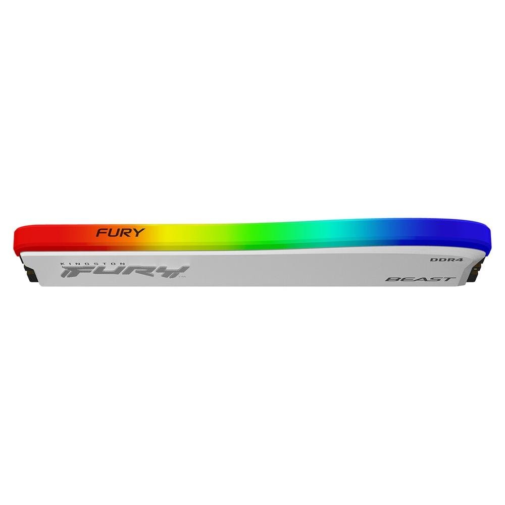Memória RAM Kingston Fury Beast Edição Especial, RGB, 16GB, 3600MHz, DDR4, CL18, Branco - KF436C18BWA/16