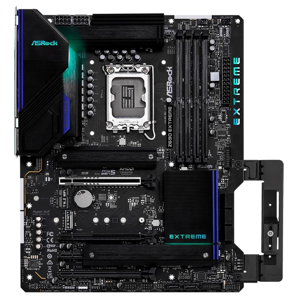 Placa-Mãe ASRock Z690 Extreme, Intel LGA 1700, ATX, DDR4, M.2 NVMe