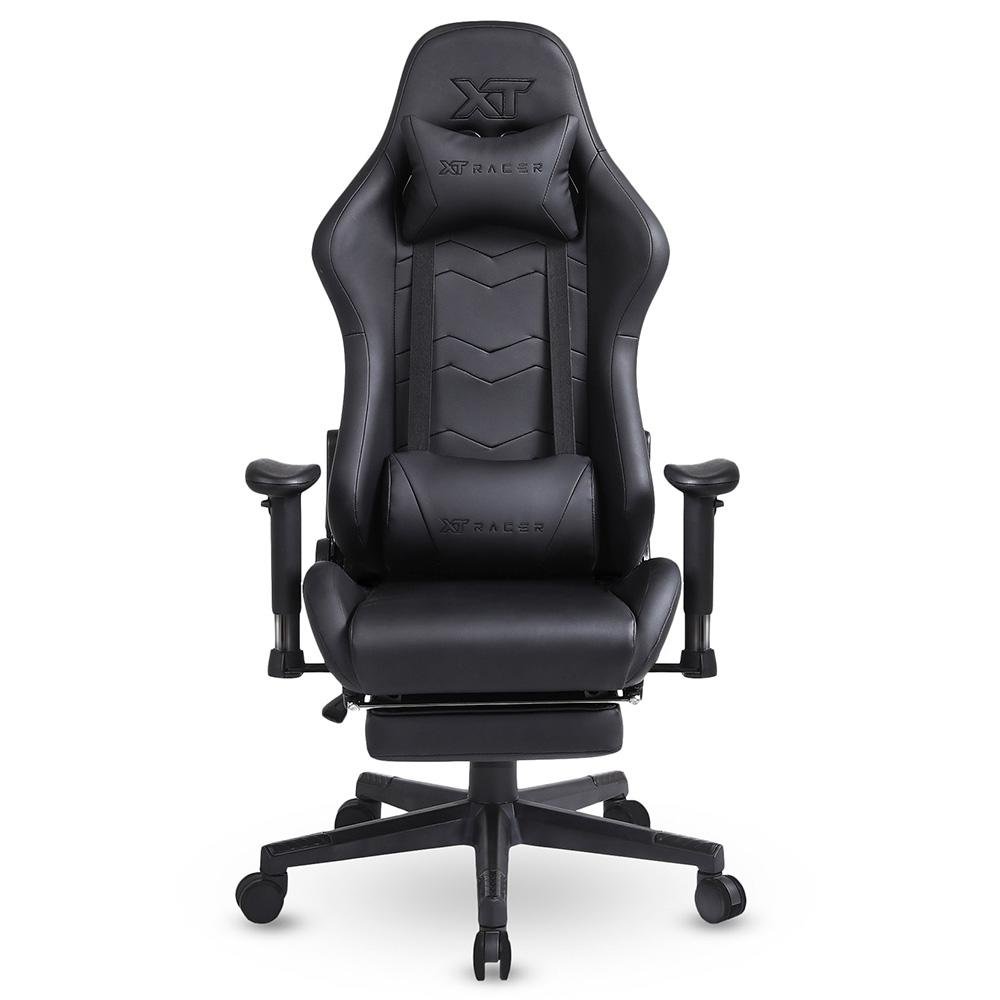 Cadeira Gamer XT Racer Speed Series, Até 120kg, Com Almofadas e Apoio de Pés, Reclinável, Descanso de Braço 2D, Preto - XTS190 - view 2