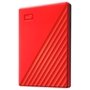 (CANCELADO UTILIZAR O CF 108061) HD Externo WD My Passport 2.5, 4TB, USB, Vermelho - WDBPKJ0040BRD-WESN