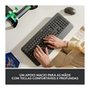 Teclado Sem Fio Logitech Signature K650, Bluetooth, USB, Com Apoio para as Mãos, US, Grafite - 920-010911
