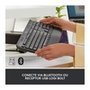 Teclado Sem Fio Logitech Signature K650, Bluetooth, USB, Com Apoio para as Mãos, US, Grafite - 920-010911