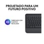 Teclado Sem Fio Logitech Signature K650, Bluetooth, USB, Com Apoio para as Mãos, US, Grafite - 920-010911