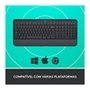 Teclado Sem Fio Logitech Signature K650, Bluetooth, USB, Com Apoio para as Mãos, US, Grafite - 920-010911