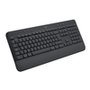 Teclado Sem Fio Logitech Signature K650, Bluetooth, USB, Com Apoio para as Mãos, US, Grafite - 920-010911