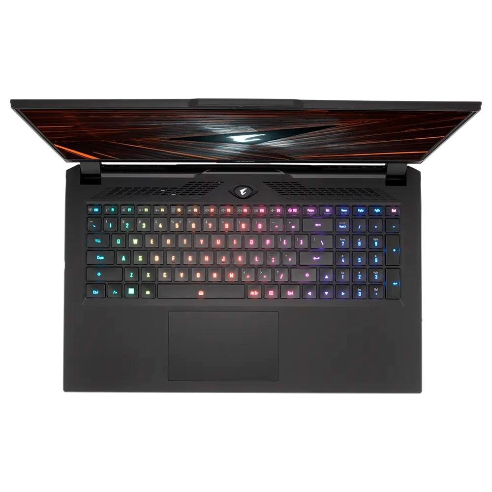 Notebook Gamer Gigabyte Aorus 17 XE4 Intel Core i7-12700H, 8GB RAM, RTX 3070Ti, 1TB SSD, 17.3", Win 11 Home, Cinza - AORUS17XE4-73BR514SH