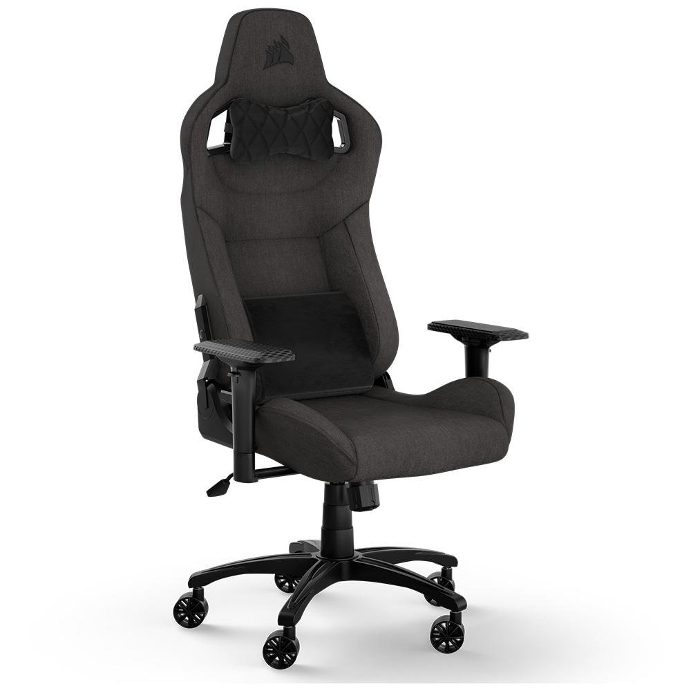 Cadeira Gamer Corsair T3 Rush 2023, Até 120Kg, Com Almofadas, Reclinável, Apoio de Braços 4D, Preto e Cinza - CF-9010057-WW - view 3