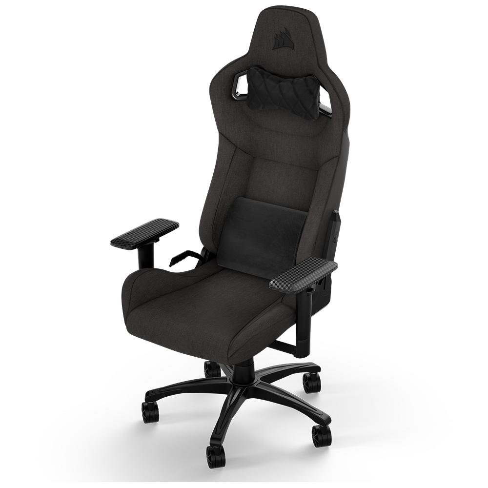 Cadeira Gamer Corsair T3 Rush 2023, Até 120Kg, Com Almofadas, Reclinável, Apoio de Braços 4D, Preto e Cinza - CF-9010057-WW - view 6