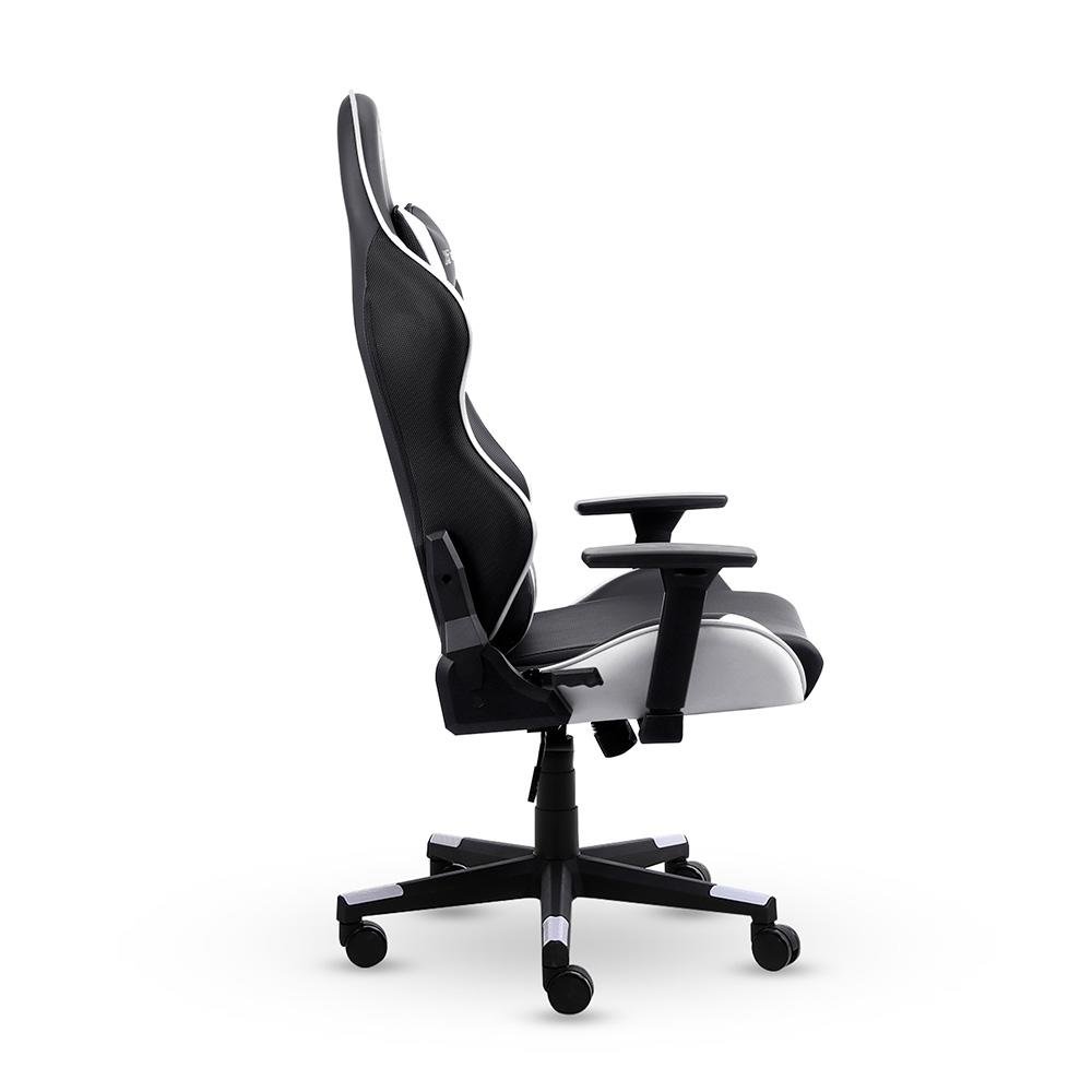 Cadeira Gamer XT Racer Viking Series, Até 120Kg, Com Almofadas, Reclinável, Descanso de Braço 3D, Preto e Branco - XTR-021 Cadeira Gamer XT Racer Viking Series, Até 120Kg, Com Almofadas, Reclinável, Descanso de Braço 3D, Preto e Branco - XTR-021