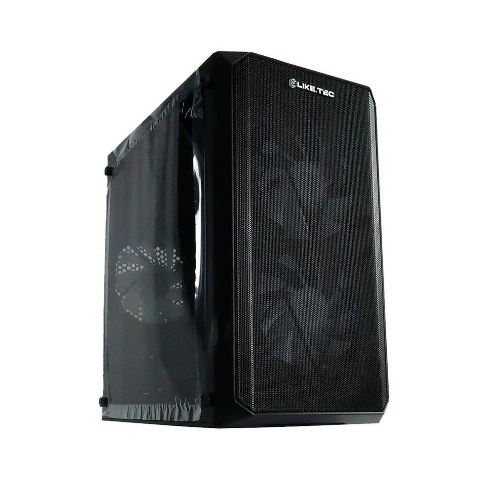 Gabinete Gamer Liketec Cycle, Mid Tower, RGB, M-ATX e MINI-ITX, Lateral em Acrílico, 3x Cooler Fan RGB, Preto - GL-CYCLE-2 Gabinete Gamer Liketec Cycle, Mid Tower, RGB, M-ATX e MINI-ITX, Lateral em Acrílico, 3x Cooler Fan RGB, Preto - GL-CYCLE-2