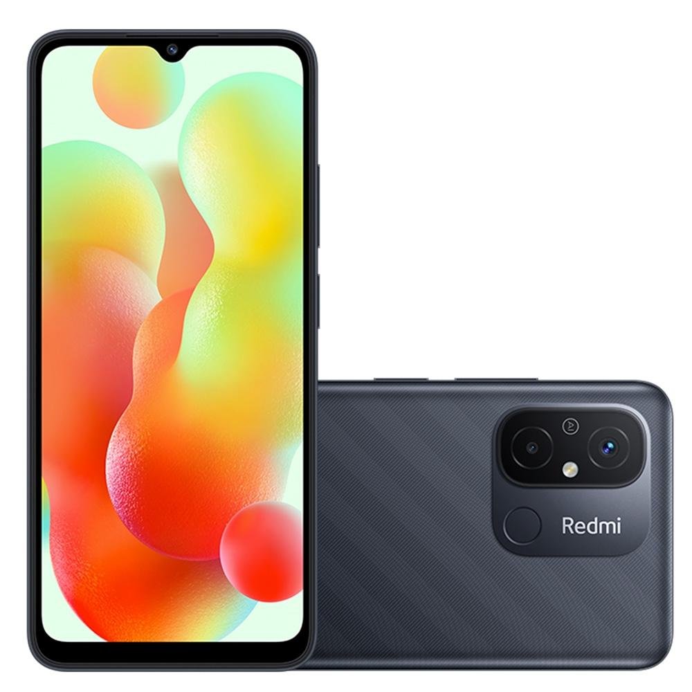 Smartphone Xiaomi Redmi 12C, 128GB, 4GB RAM, Cinza