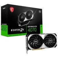 Placa de Vídeo RTX 4070 VENTUS 2X MSI NVIDIA GeForce 12 GB OC GDDR6X DLSS 3 Ray Tracing