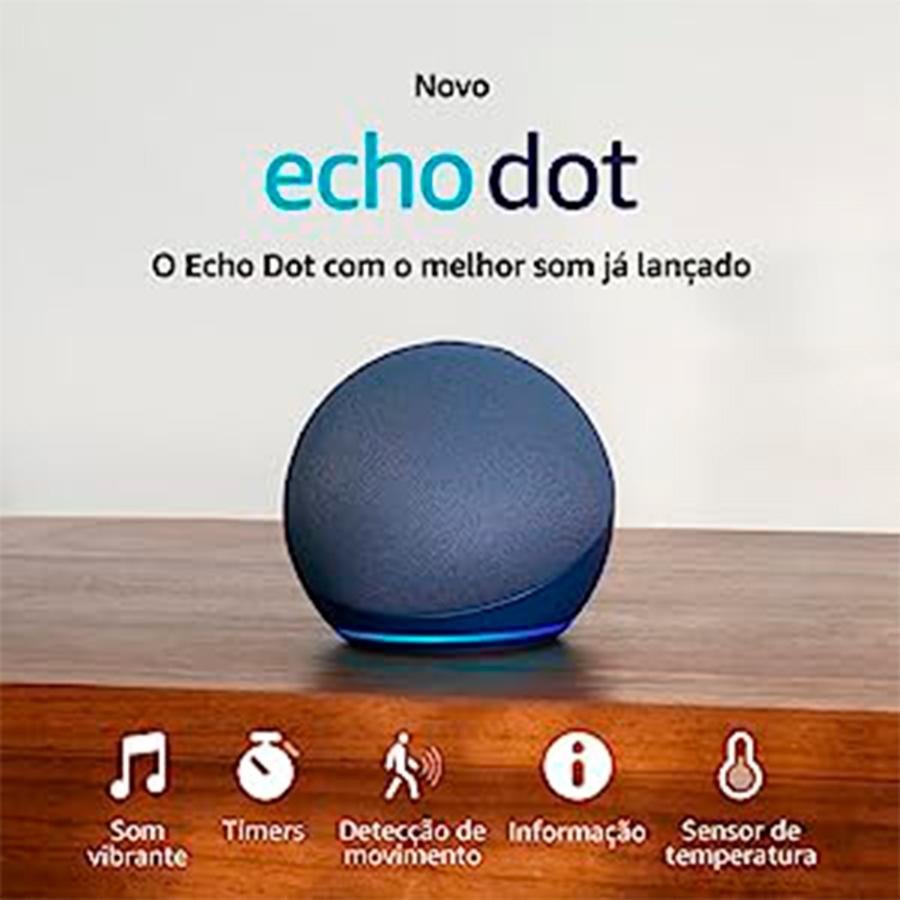 Echo Dot 5ª geração Amazon | KaBuM!
