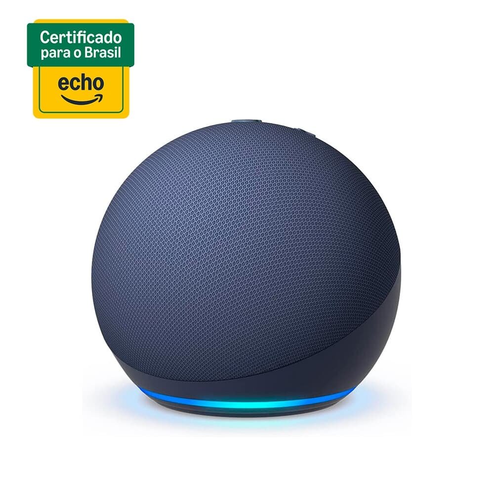 Echo Dot 5ª geração Amazon, com Alexa, Smart Speaker, Azul - B09B8QFYZ2