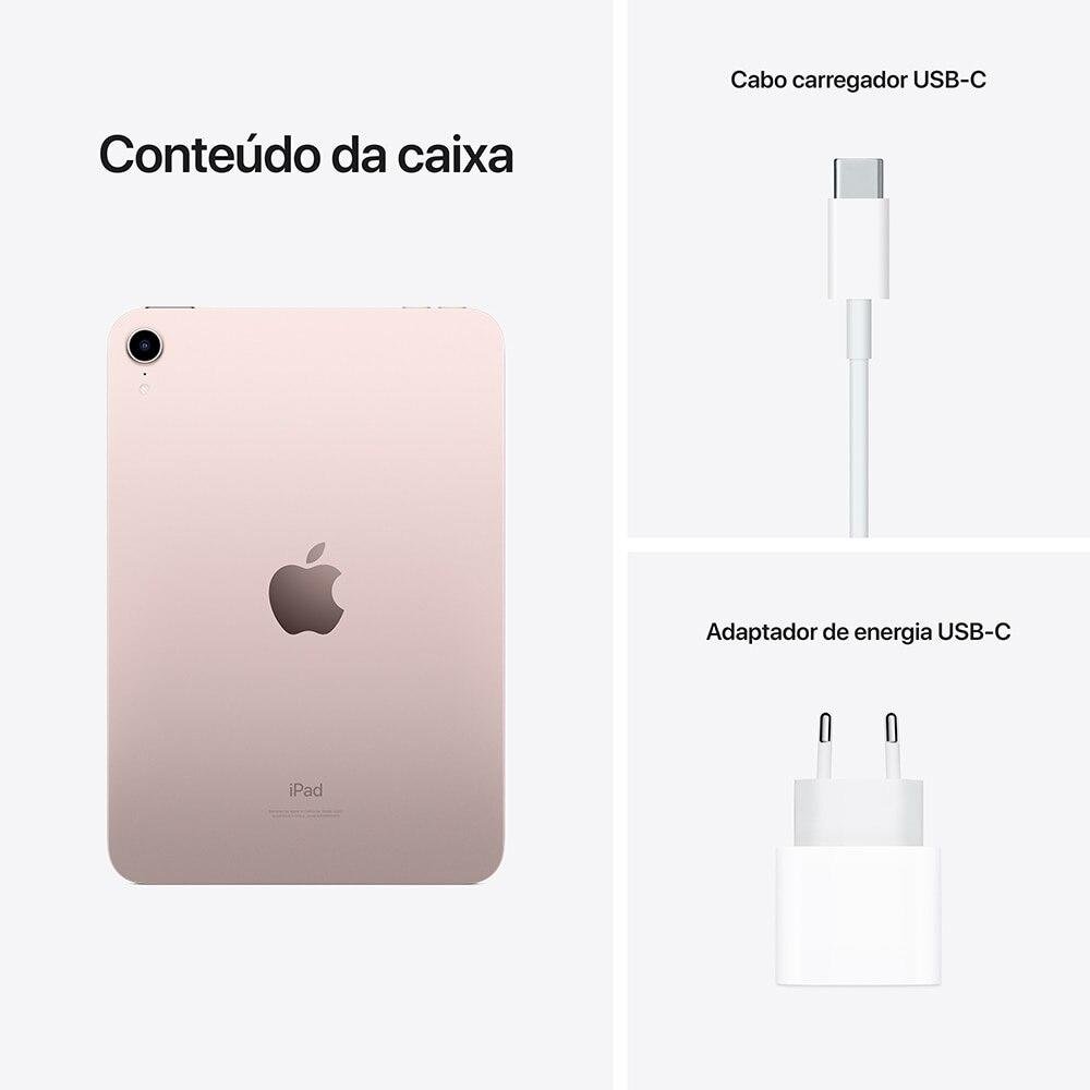 ipad mini （第6世代）Wi-Fi 64GB Pink【付属品付き】 iPad Mini Apple 6ª Geração, Tela 8,3